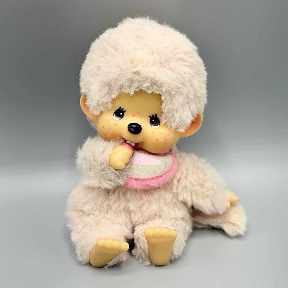 Monchhichi Mascot Sekiguchi Colors Pink‎ Pastel 5 inch Plush Doll Read